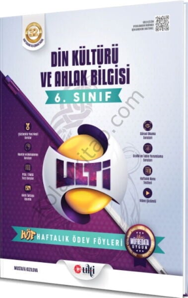 Ulti Yayınları 6. Sınıf Din Kültürü ve Ahlak Bilgisi Haftalık Ödev Föyleri