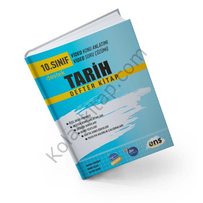 ENS Yayıncılık 10. Sınıf Tarih Defter Kitap