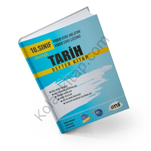 ENS Yayıncılık 10. Sınıf Tarih Defter Kitap