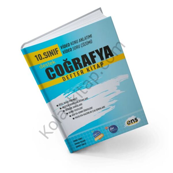 ENS Yayıncılık 10. Sınıf Coğrafya Defter Kitap