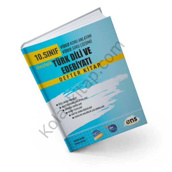 ENS Yayıncılık 10. Sınıf Türk Dili ve Edebiyatı Defter Kitap
