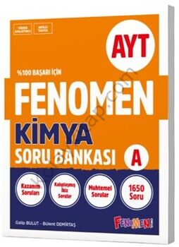 Fenomen Okul Yayınları AYT Kimya A Soru Bankası