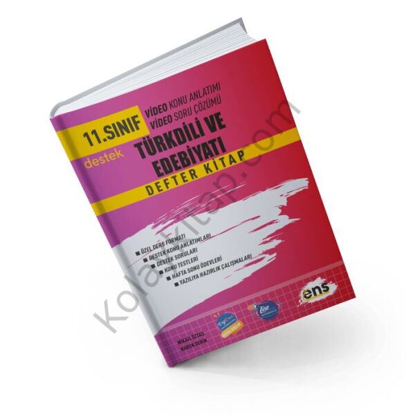 ENS Yayıncılık 11. Sınıf Türk Dili ve Edebiyatı Defter Kitap
