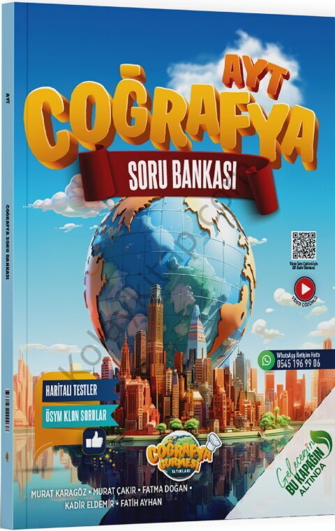 Coğrafya Gurmesi Yayınları AYT Coğrafya Soru Bankası