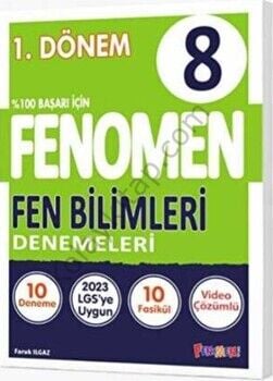 Fenomen Okul Yayınları 8. Sınıf Fen Bilimleri 1. Dönem 10 Deneme