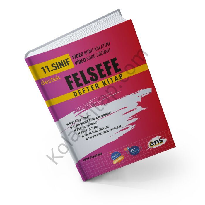 Ens Yayınları 11. Sınıf Felsefe Defter Kitap