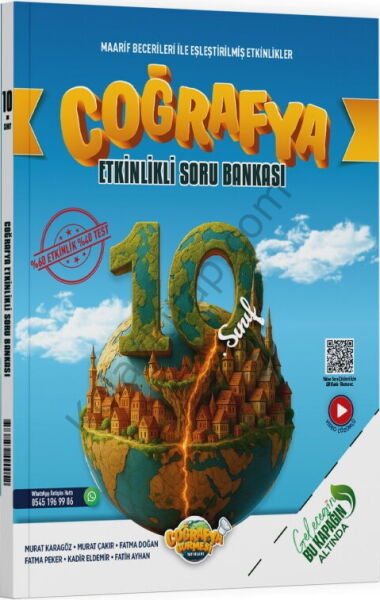Coğrafya Gurmesi Yayınları 10. Sınıf Coğrafya Etkinlikli Soru Bankası