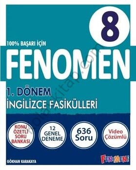 Fenomen Okul Yayınları 8. Sınıf İngilizce 1. Dönem Fasikülleri
