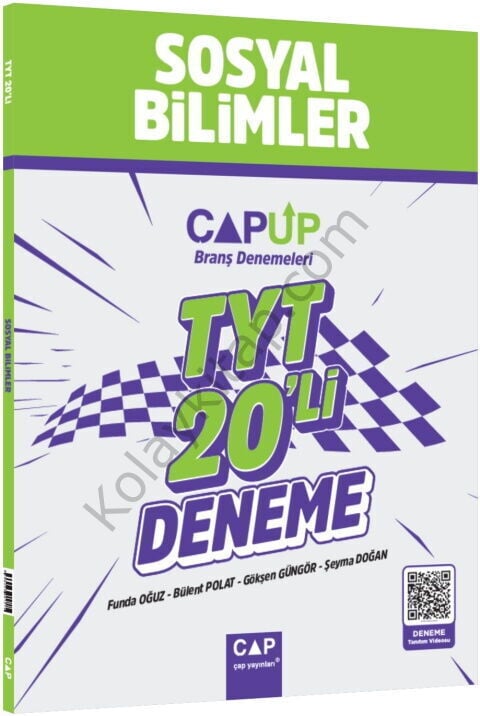 Çap Yayınları TYT Sosyal Bilimler 20 li Deneme