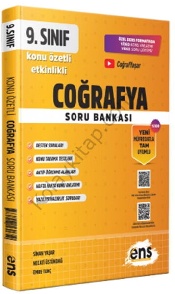 ENS Yayıncılık 9. Sınıf Coğrafya Etkinlikli Soru Bankası