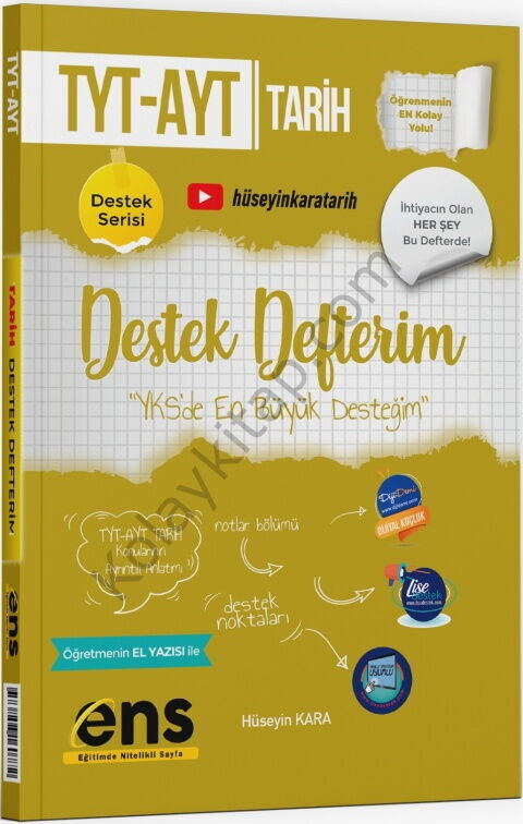 ENS Yayıncılık TYT AYT Tarih Destek Defterim