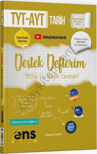 ENS Yayıncılık TYT AYT Tarih Destek Defterim