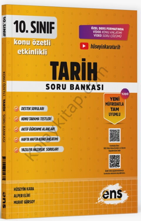 ENS Yayıncılık 10. Sınıf Tarih Etkinlikli Soru Bankası