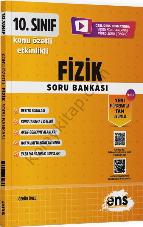 ENS Yayıncılık 10. Sınıf Fizik Etkinlikli Soru Bankası
