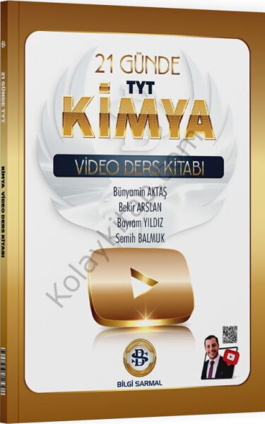 Bilgi Sarmal TYT Kimya 21 Günde Video Ders Kitabı