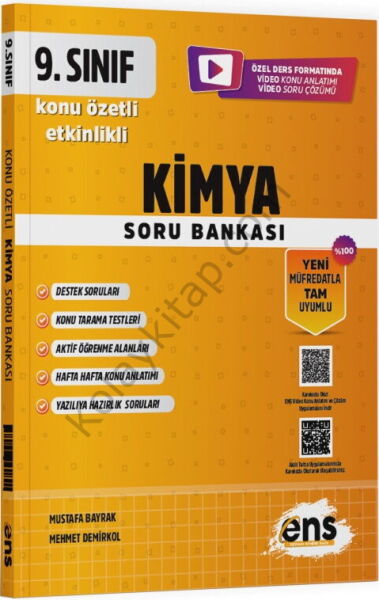 ENS Yayıncılık 9. Sınıf Kimya Etkinlikli Soru Bankası