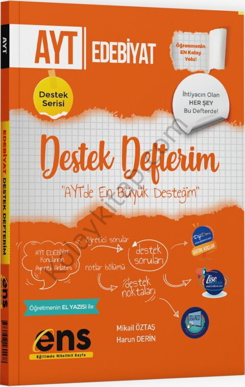 ENS Yayıncılık AYT Türk Dili ve Edebiyatı Destek Defterim