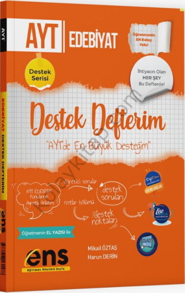 ENS Yayıncılık AYT Türk Dili ve Edebiyatı Destek Defterim