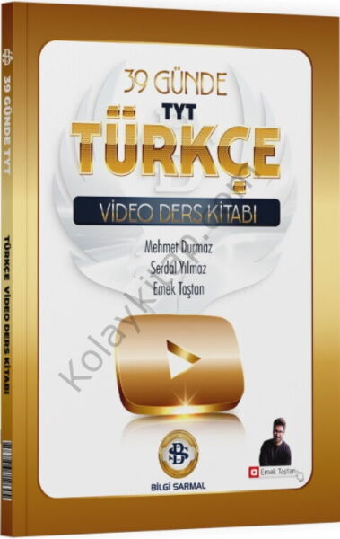 Bilgi Sarmal TYT Türkçe 39 Günde Video Ders Kitabı
