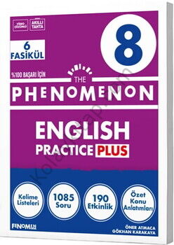 Fenomen Okul Yayınları 8. Sınıf The Phenomenon Englısh Practıce Plus 6 Fasikül