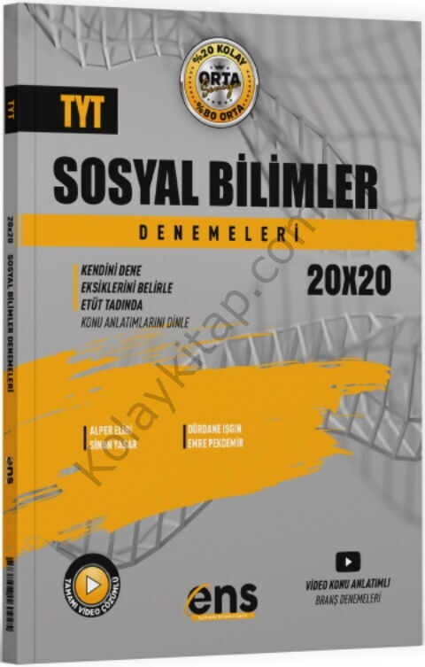 ENS Yayıncılık TYT Sosyal Bilimler 20 x 20 Deneme
