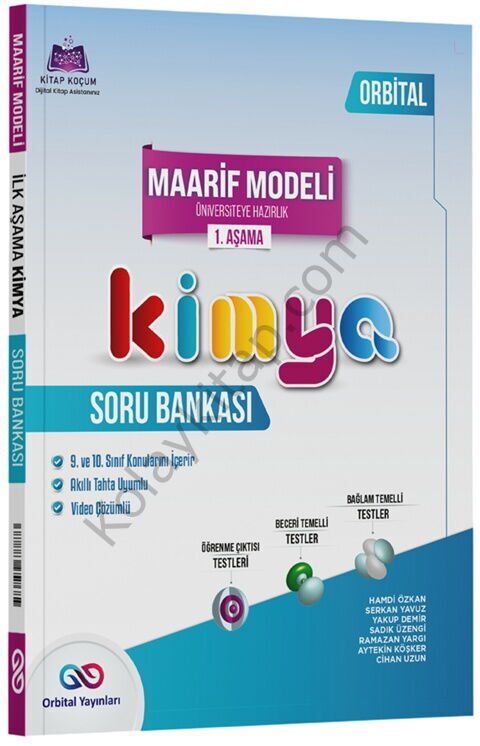 Orbital Yayınları Kimya Maarif Model 1. Aşama Soru Bankası