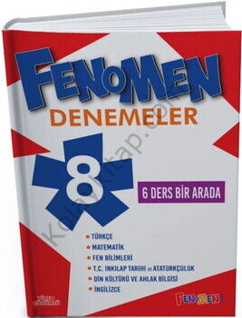 Fenomen Okul Yayınları 8. Sınıf Tüm Dersler Branş Denemeleri