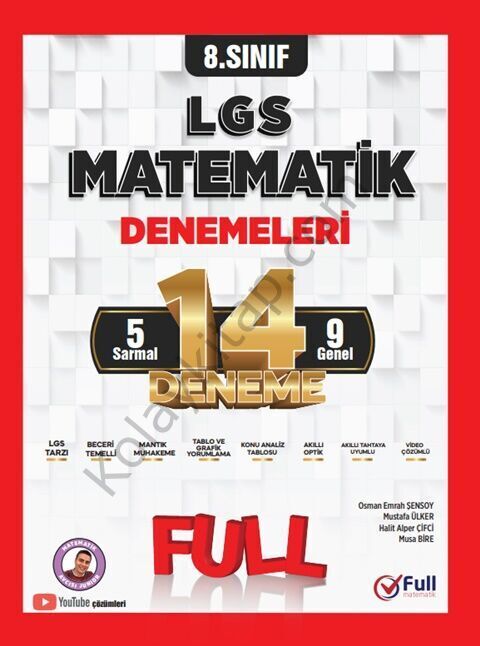 Full Matematik 8. Sınıf LGS Matematik 14 lü Branş Denemeleri