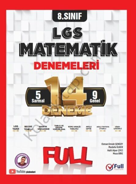 Full Matematik 8. Sınıf LGS Matematik 14 lü Branş Denemeleri