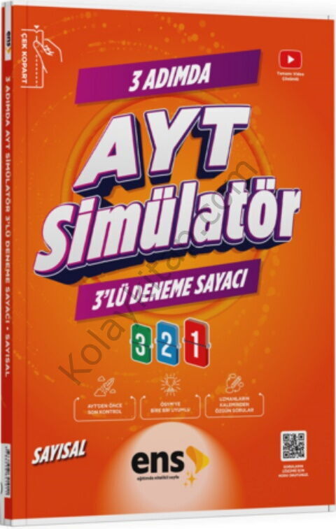 ENS Yayıncılık AYT Simülatör Sayısal 3 lü Deneme Sayacı