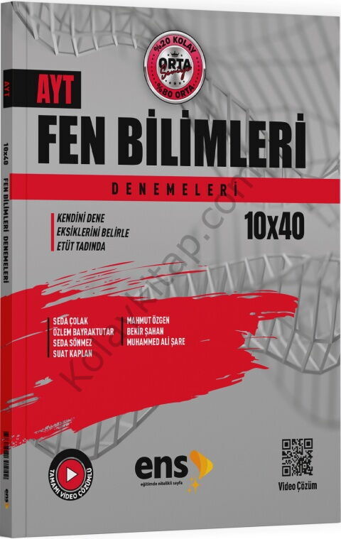 ENS Yayınları AYT Fen Bilimleri 10 x 40 Denemeleri