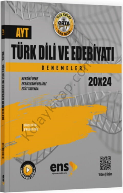 ENS Yayınları AYT Türk Dili ve Edebiyatı 20 x 24 Denemeleri