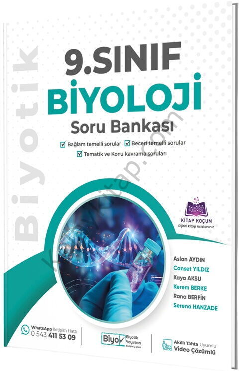 Biyotik Yayınları 9. Sınıf Biyoloji Soru Bankası