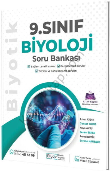 Biyotik Yayınları 9. Sınıf Biyoloji Soru Bankası