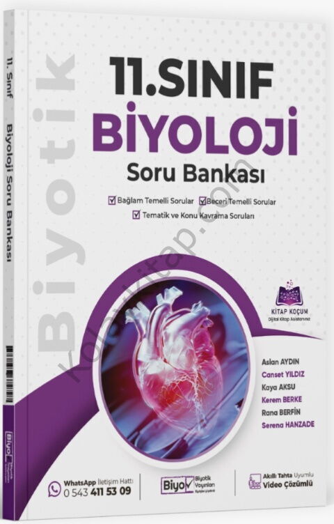 Biyotik Yayınları 11. Sınıf Biyoloji Soru Bankası