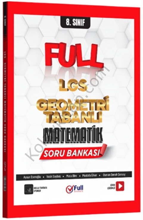 Full Matematik 8. Sınıf Geometri Tabanlı Matematik Soru Bankası