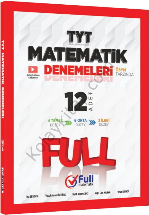 Full Matematik Yayınları TYT Matematik 12 li Deneme