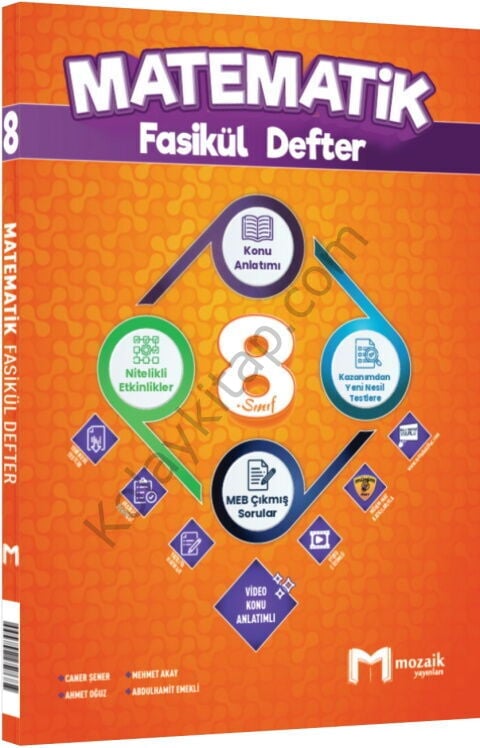 Mozaik Yayınları 8. Sınıf Matematik Fasikül Defter