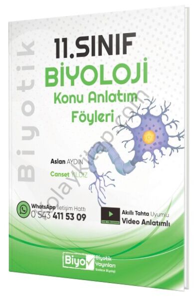 Biyotik Yayınları 11. Sınıf Biyoloji Konu Anlatım Föyleri