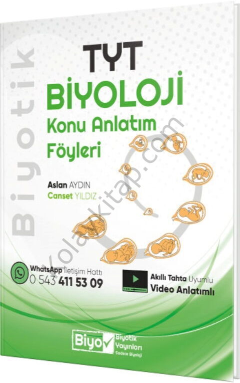 Biyotik Yayınları TYT Biyoloji Konu Anlatım Föyleri