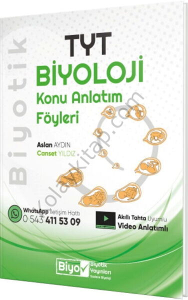 Biyotik Yayınları TYT Biyoloji Konu Anlatım Föyleri