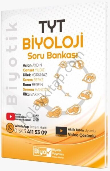 Biyotik Yayınları TYT Biyoloji Biyotik Soru Bankası