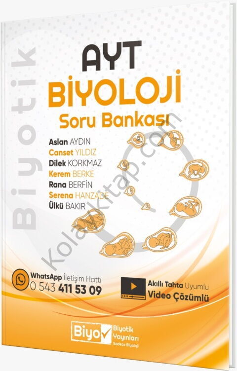 Biyotik Yayınları AYT Biyoloji Soru Bankası