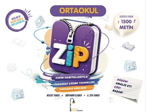 Edebiyat Sokağı Ortaokul Zihin Haritalarıyla ZİP Paragraf Beceri Temelli Soru Bankası
