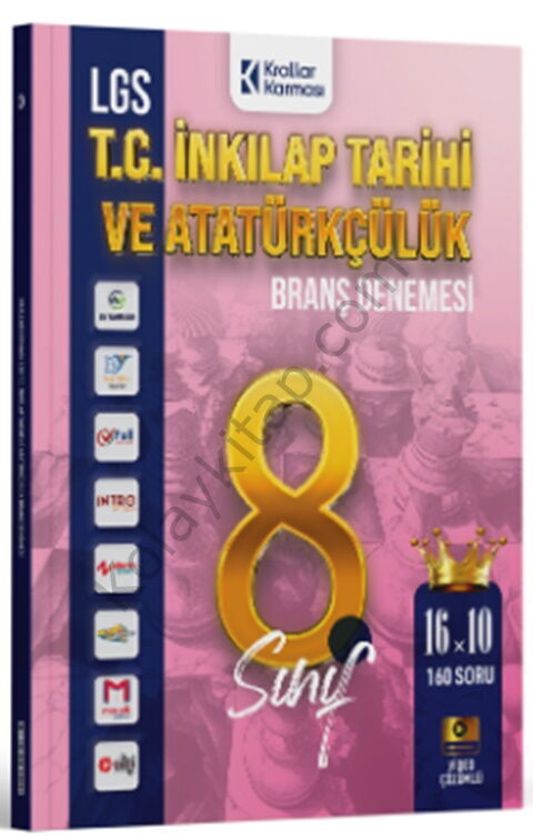 Krallar Karması 8. Sınıf LGS T.C. İnkılap Tarihi ve Atatürkçülük 16 x 10 Branş Denemeleri