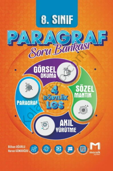 Mozaik Yayınları 8. Sınıf LGS Paragraf Mozaik Soru Bankası
