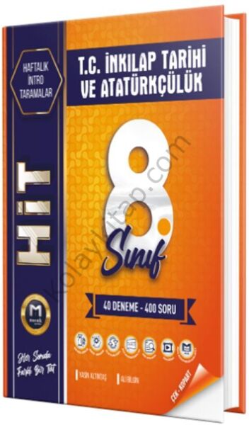 Mozaik Yayınları 8. Sınıf T. C. İnkılap Tarihi ve Atatürkçülük İntro Hıt 40 Deneme