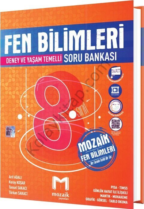 Mozaik Yayınları 8. Sınıf Fen Bilimleri Soru Bankası