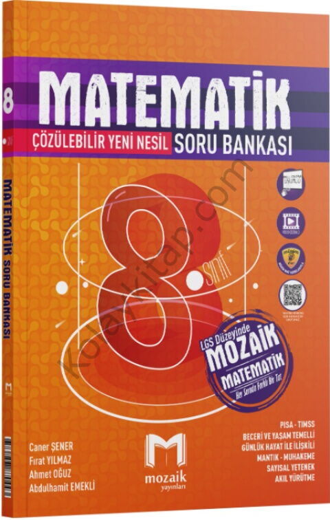 Mozaik Yayınları 8. Sınıf Matematik Soru Bankası