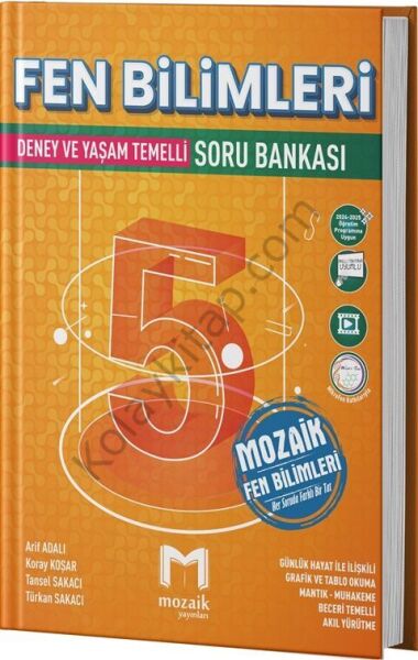 Mozaik Yayınları 5. Sınıf Fen Bilimleri Soru Bankası